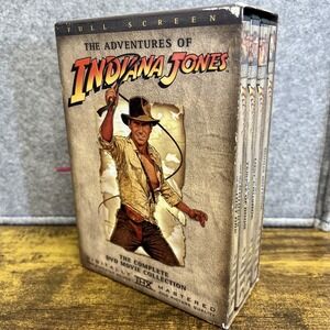 Indiana Jones - The Adventure Collection (DVD, 2003, 4-Disc Set, Full Frame)
